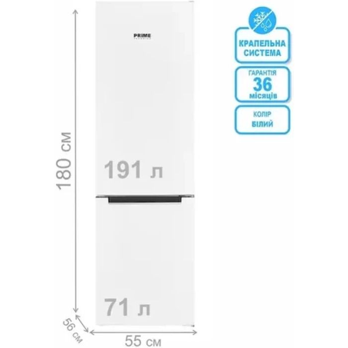 Холодильник PRIME Technics RFS 1837 MX (RFS1837MX) зображення 3