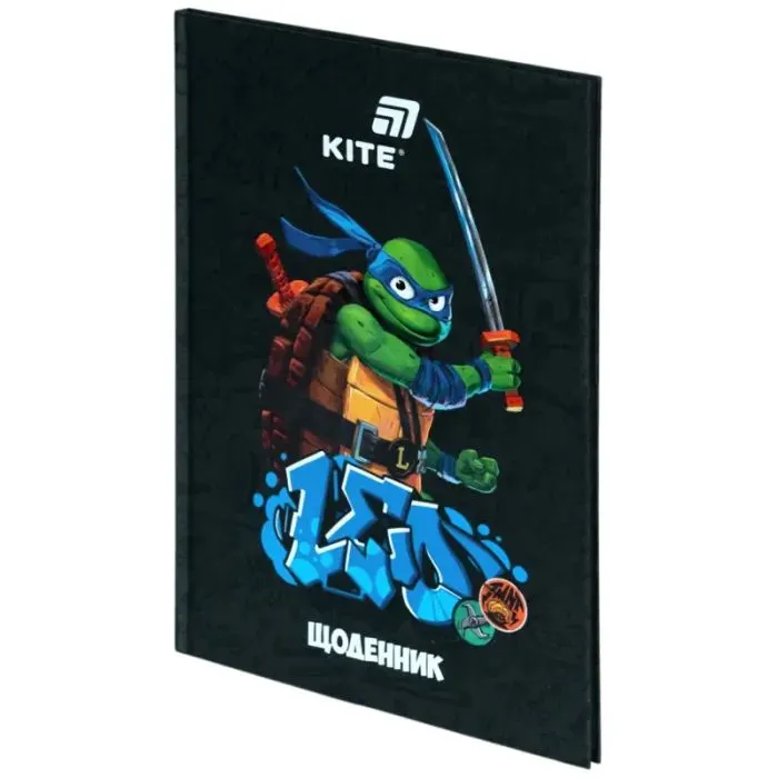 Дневник школьный Kite Ninja Turtles, твердая обложка (NT26-262) изображение 2