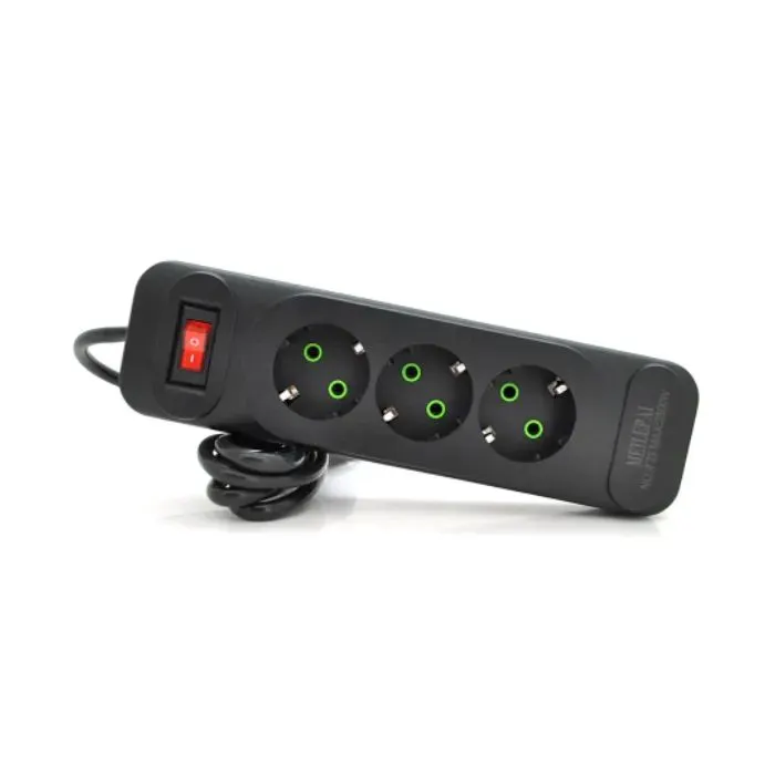Сетевой фильтр питания Meilepai F23, 3 роз EU Black (F23-Black)