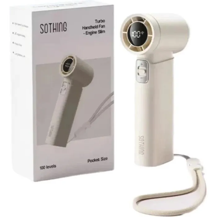 Вентилятор Xiaomi Sothing Turbo Handheld Fan Engine Slim (DSHJ-S-2422C) изображение 6