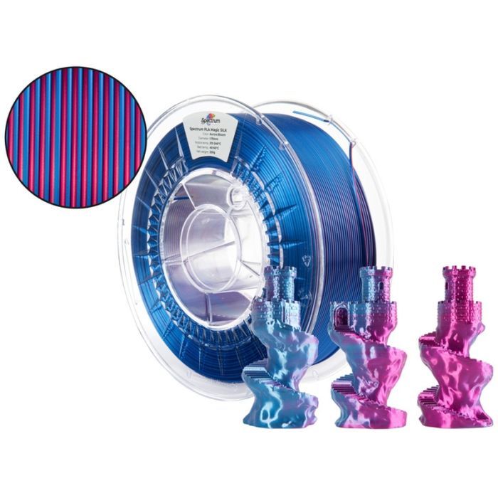 Пластик для 3D-принтера Spectrum PLA Magic SILK 1.75mm 0.25kg Solar Eclips (81388) зображення 3