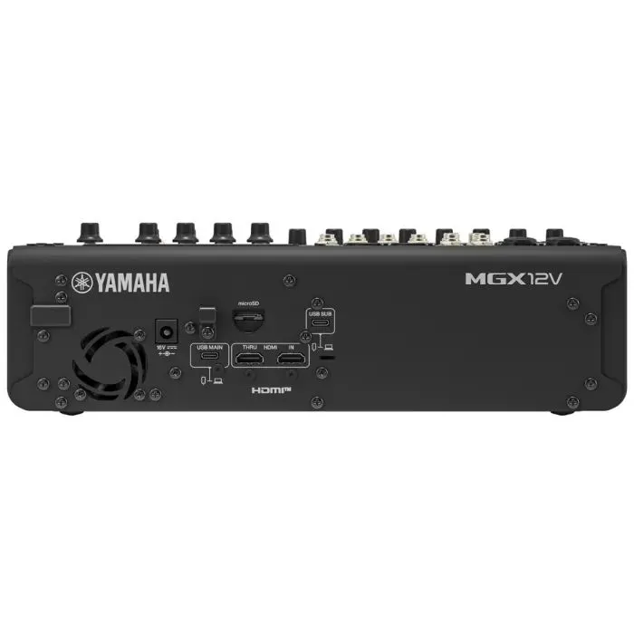 Мікшерний пульт Yamaha MGX12V Black зображення 4