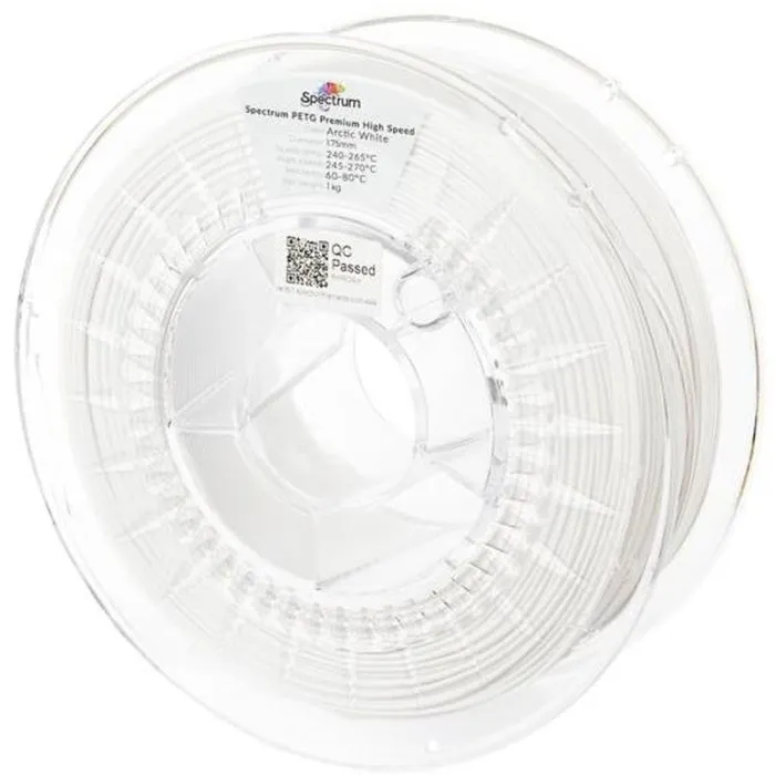 Пластик для 3D-принтера Spectrum PETG Premium HS 1.75mm 1kg White, Arctic (81538)