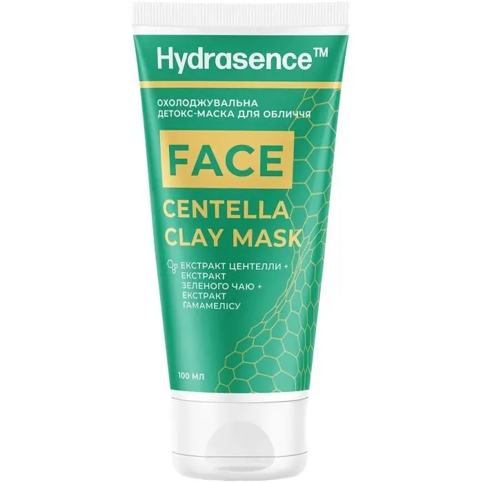 Маска для лица Hydrasence Face Centella Clay Mask Охлаждающая 100 мл (4823122903389)