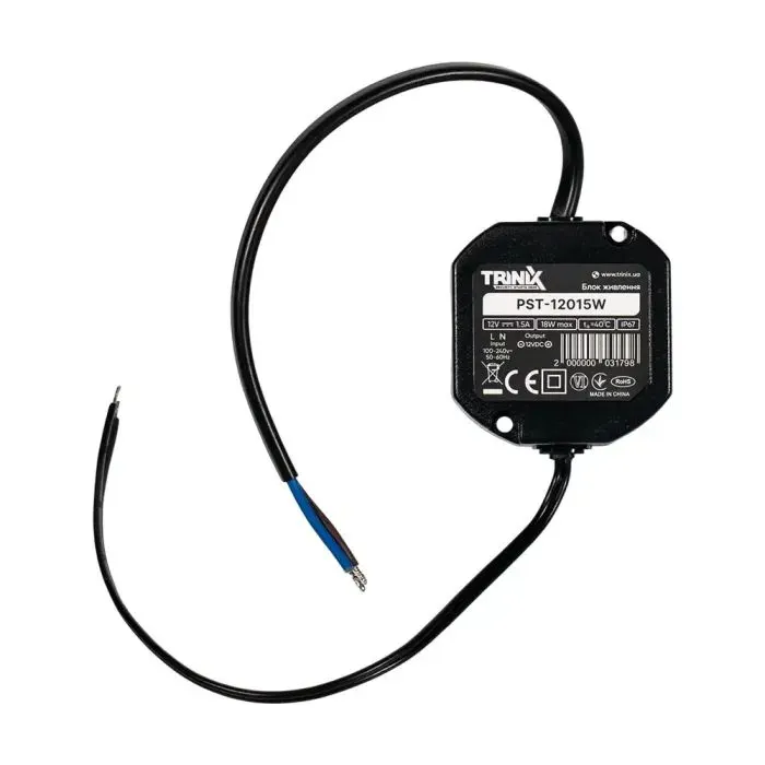 Блок живлення для систем відеоспостереження Trinix PST-12015W зображення 3