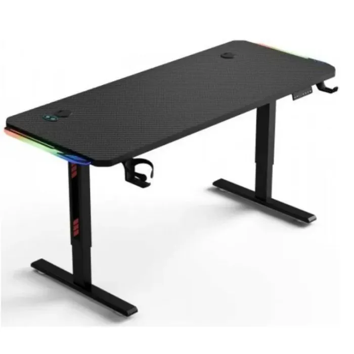Комп'ютерний стіл GT Racer TY-1456 Black (TY-1456 (140x60x71-116) Black)