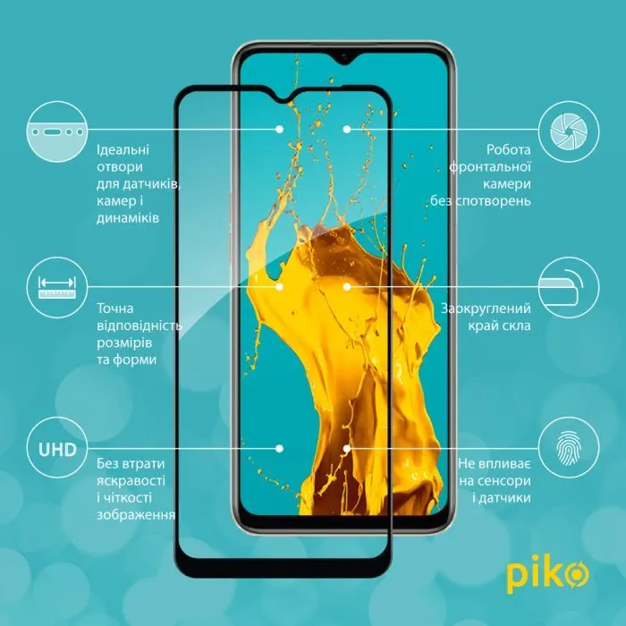 Скло захисне Piko Full Glue Realme 10 5G Black (1283126551550) зображення 3