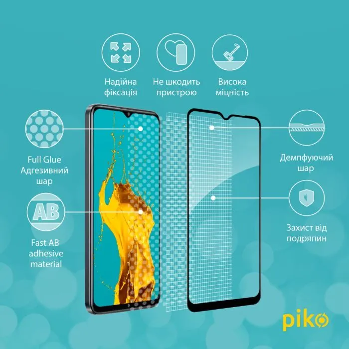 Скло захисне Piko Full Glue Realme 10 5G Black (1283126551550) зображення 4