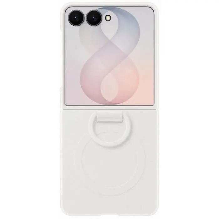 Чохол до мобільного телефона Samsung Silicone Ring Magnet Flip 8 White (EF-EF776CWEGUA) зображення 3