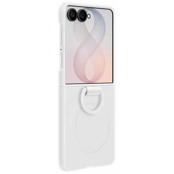 Чохол до мобільного телефона Samsung Silicone Ring Magnet Flip 8 White (EF-EF776CWEGUA) зображення 5