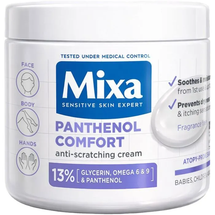 Крем для тіла Mixa Panthenol Comfort Soothing Cream 400 мл (3600551135960)