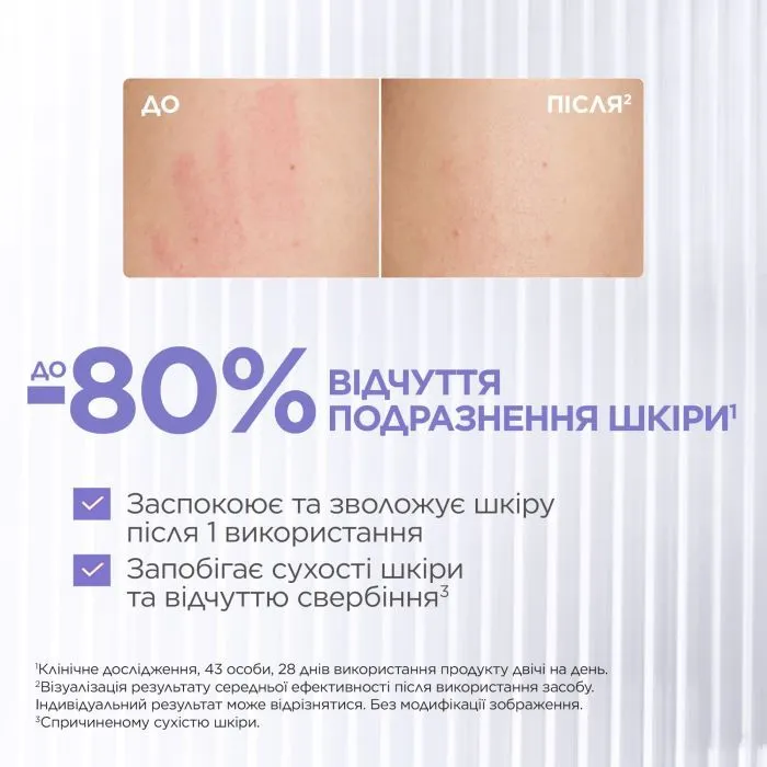 Крем для тіла Mixa Panthenol Comfort Soothing Cream 400 мл (3600551135960) зображення 5