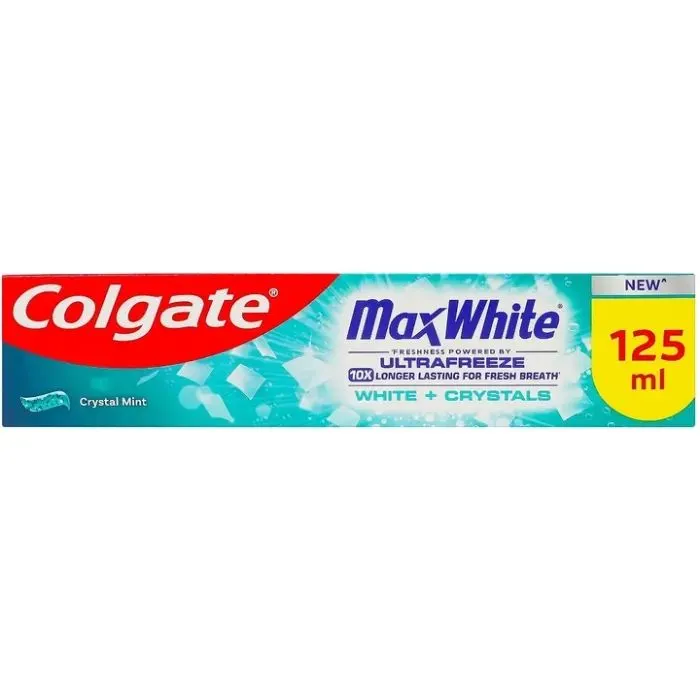 Зубна паста Colgate Max White White Crystals 125 мл (8718951312845) зображення 4