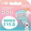 Змінні касети Dorco Eve6 для жінок 6 лез 4 шт. (8801038583112) зображення 3