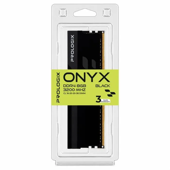 Модуль памяти для компьютера DDR4 8GB 3200 MHz Onyx Black Prologix (PRO8GB3200YB4) изображение 4