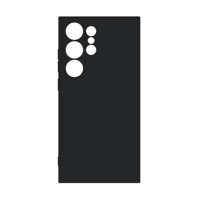 Чохол до мобільного телефона Intaleo Silicone Samsung Galaxy S24 Ultra Black (1283126600425)