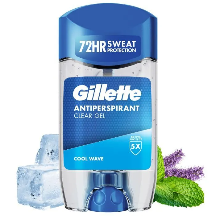 Антиперспірант Gillette Cool Wave Прозорий гелевий 70 мл (8006530030564) зображення 2