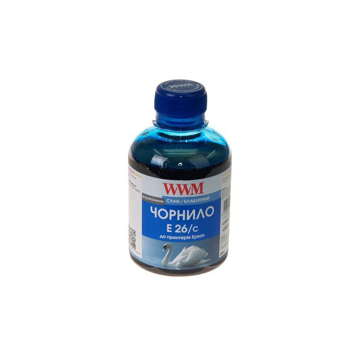 Чорнило WWM EPSON XP-600/XP-605/XP-7005 (Cyan) (E26/C)