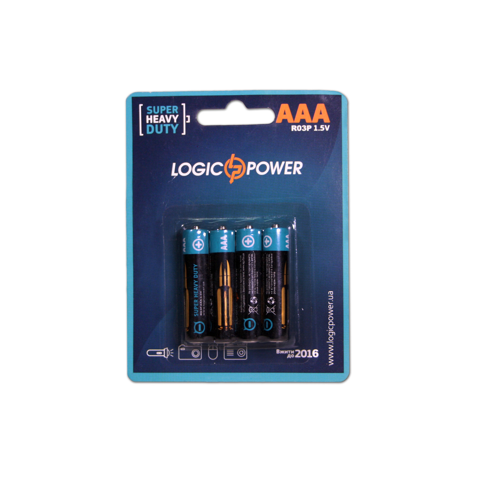 Батарейка LogicPower AAA R03P * 4 (3165) зображення 2