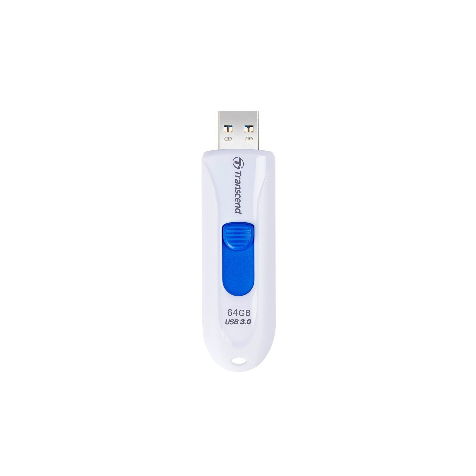 USB флеш накопитель Transcend 128GB JetFlash 790 White USB 3.0 (TS128GJF790W) изображение 2