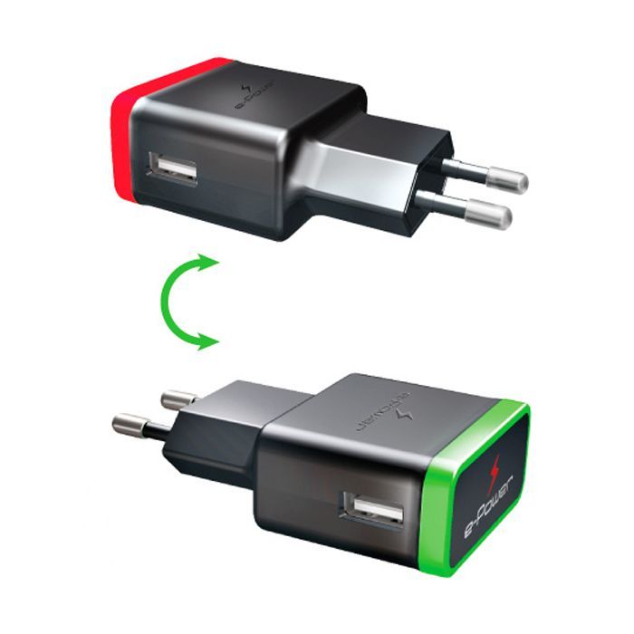 Зарядное устройство E-power Комплект 3в1 2 * USB 2.1A + смарт кабель (EP822CHS) изображение 4