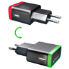 Зарядний пристрій E-power Комплект 3в1 2 * USB 2.1A + смарт кабель (EP822CHS) зображення 4