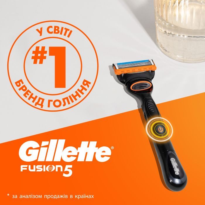 Сменные кассеты Gillette Fusion5 Power 4 шт. (7702018877591/7702018867219) изображение 8