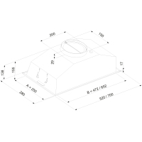 Вытяжка кухонная Eleyus Modul 700 52 IS изображение 8