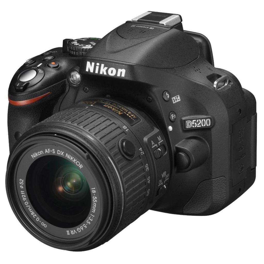 Цифровий фотоапарат Nikon D5200 + 18-55 II (VBA350KV02)