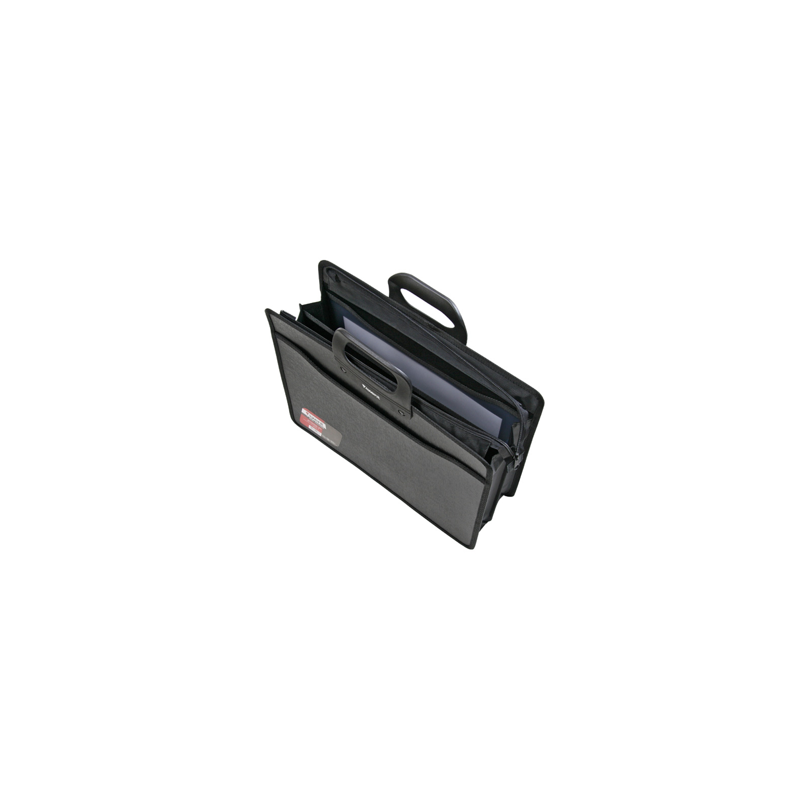 Папка - портфель Axent В4, 3 compartments, black, with zipper closure (1603-01-А) изображение 2