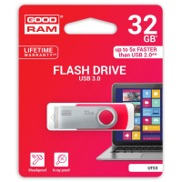 USB флеш накопитель Goodram 32GB UTS3 Twister Red USB 3.0 (UTS3-0320R0R11) изображение 2
