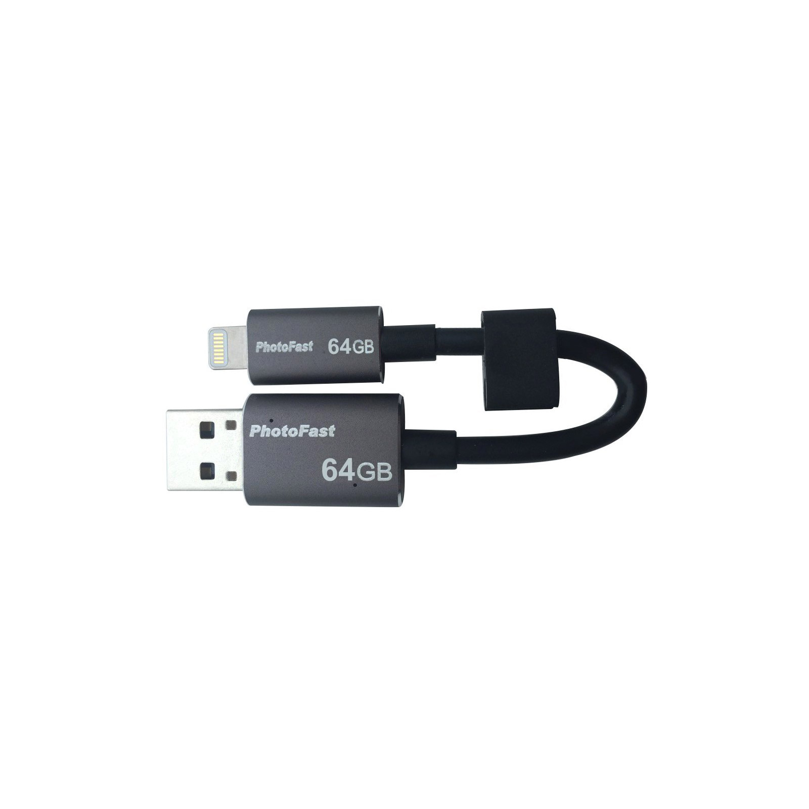 USB флеш накопичувач PhotoFast 64GB MemoriesCable Black USB 3.0 - Lightning (CABLEU3-64GB) зображення 7