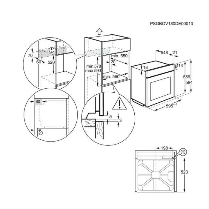 Духовой шкаф Electrolux OPEB2520V изображение 10