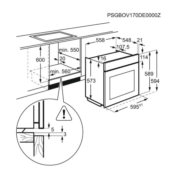 Духовой шкаф Electrolux OPEB2520V изображение 8