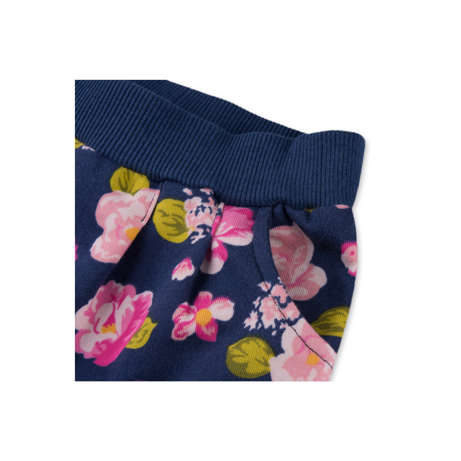 Набор детской одежды Breeze с девочкой и штанишками в цветочек (8075-86/G-pink) изображение 8