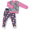 Набор детской одежды Breeze с девочкой и штанишками в цветочек (8075-86/G-pink)
