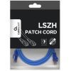 Патч-корд 0.5м S/FTP Cat 6A CU LSZH blue Cablexpert (PP6A-LSZHCU-B-0.5M) изображение 4