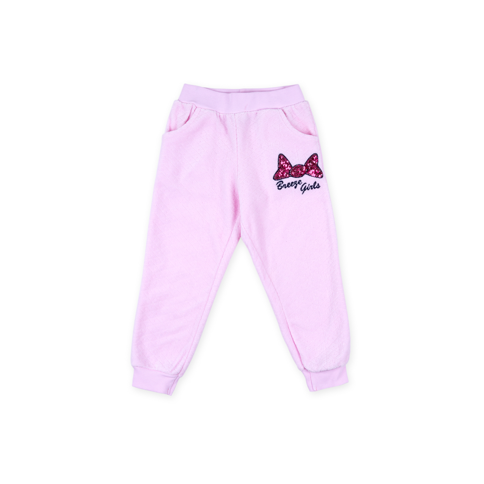Набор детской одежды Breeze кофта с брюками с котиком и бантиком (8371-68G-pink) изображение 3