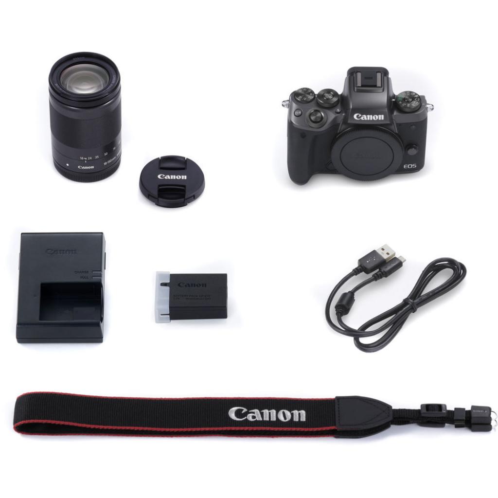 Цифровий фотоапарат Canon EOS M5 18-150 IS STM Black Kit (1279C049) зображення 12