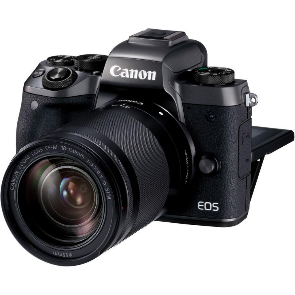 Цифровий фотоапарат Canon EOS M5 18-150 IS STM Black Kit (1279C049) зображення 7