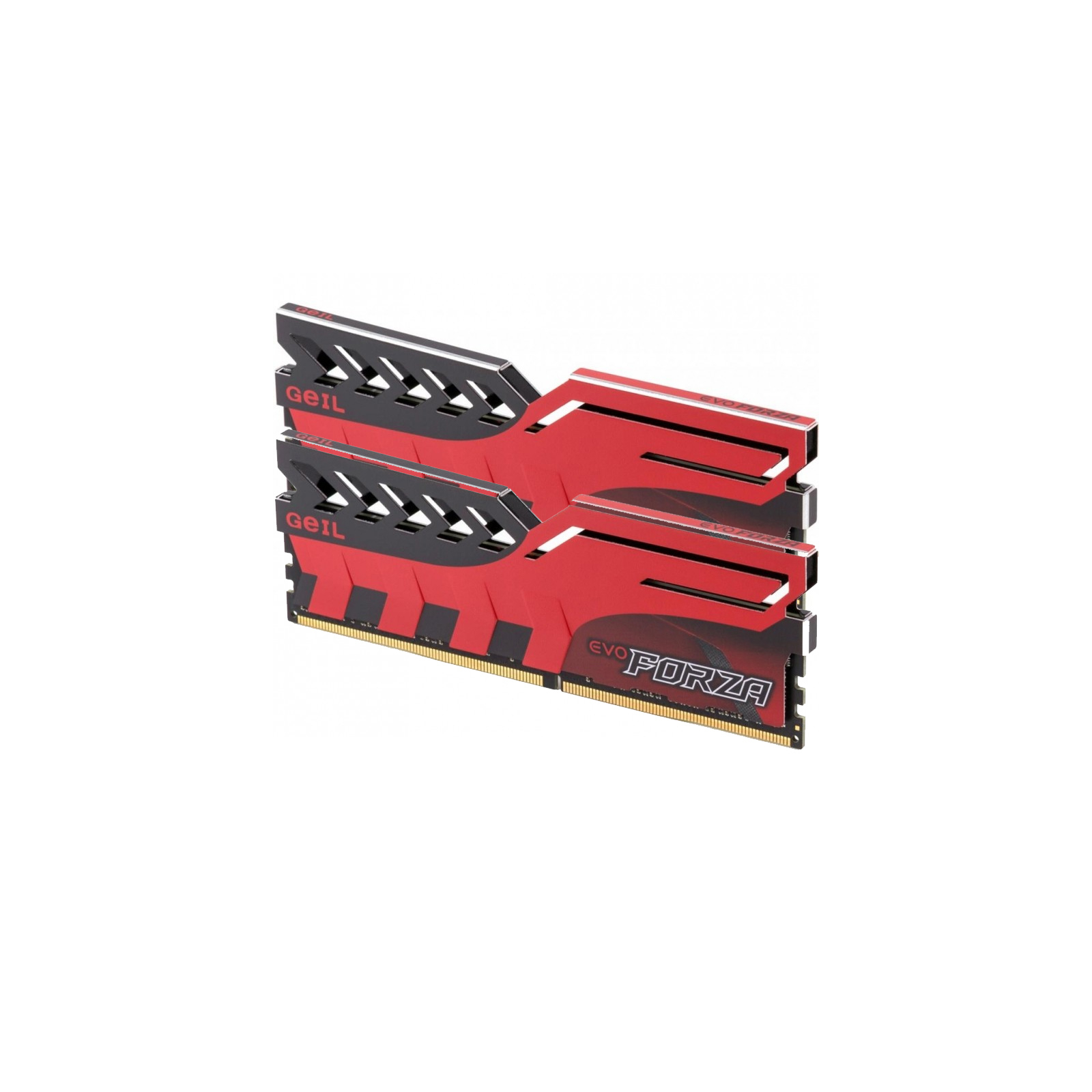 Модуль пам'яті для комп'ютера DDR4 16GB (2x8GB) 3200 MHz FORZA Red Geil (GFR416GB3200C16DC) зображення 2