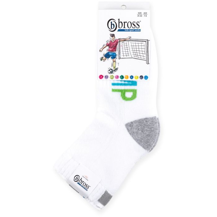 Носки детские Bross "Jump" с красными вставками (11614-5-7B-red) изображение 2