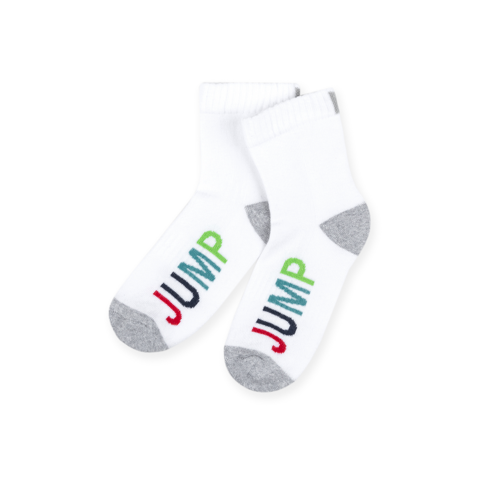 Шкарпетки дитячі Bross "Jump" з сірими вставками (11614-5-7B-gray)