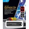 USB флеш накопичувач SanDisk 64GB Extreme Go USB 3.1 (SDCZ800-064G-G46) зображення 5