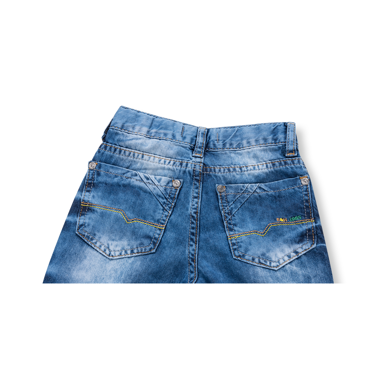 Джинсы Breeze с потертостями (20072-104B-jeans) изображение 4