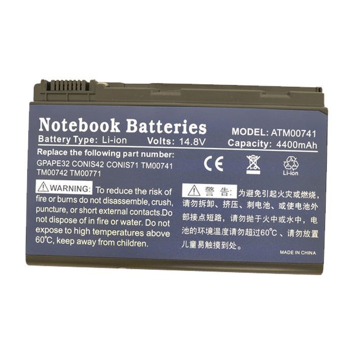 Аккумулятор для ноутбука AlSoft Acer TM00741 5200mAh 8cell 14.8V Li-ion (A41118)