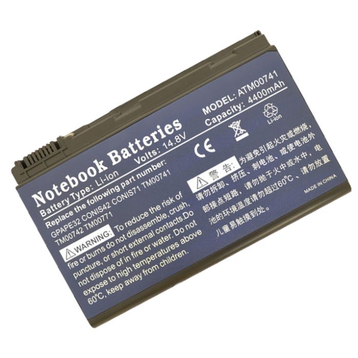 Аккумулятор для ноутбука AlSoft Acer TM00741 5200mAh 8cell 14.8V Li-ion (A41118) изображение 2
