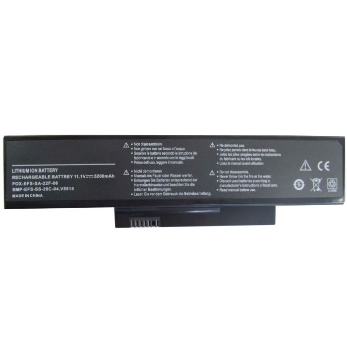 Аккумулятор для ноутбука AlSoft Fujitsu Esprimo Mobile V5535 4800mAh 6cell 11.1V Li-ion (A41675)