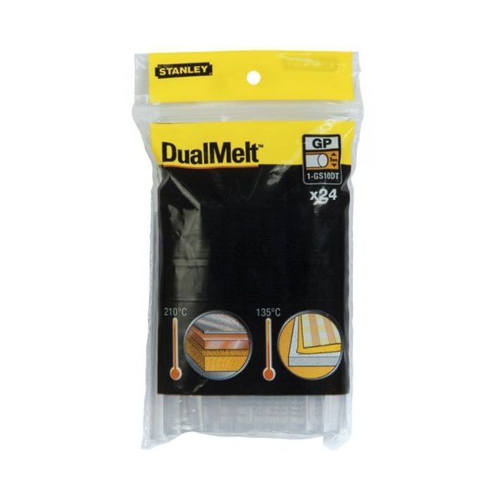 Клеевые стержни Stanley DualTemp d=11,3мм, L=100 мм, 24 шт (1-GS20DT) изображение 2