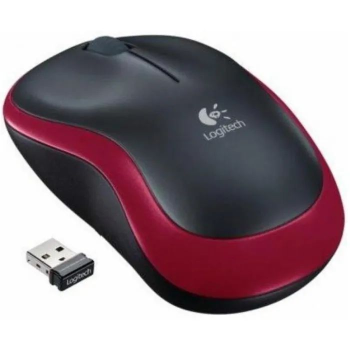 Мишка Logitech M185 red (910-002237)